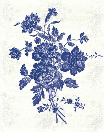 Toile Roses VIII by Sue Schlabach art print