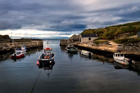 Fishing Harbor by Andy Amos art print