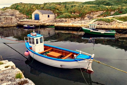 Harbor Boat Dock by Andy Amos art print