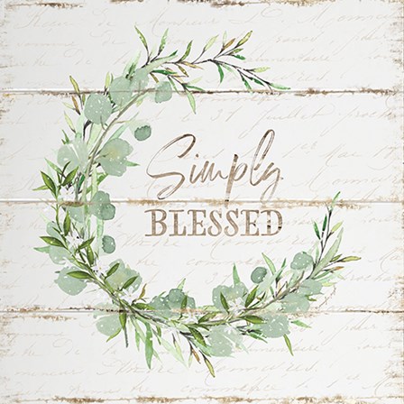 Simply Blessed by Jennifer Pugh art print