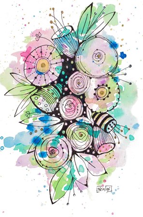Blooming Summer II by Krinlox art print
