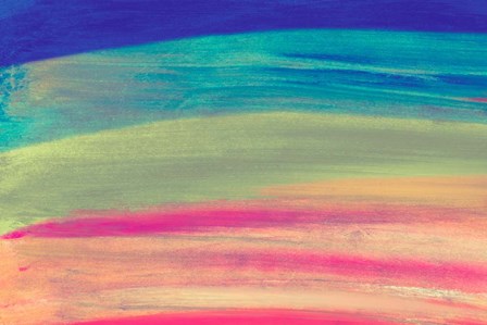 Rainbow Abstract by Kali Wilson art print