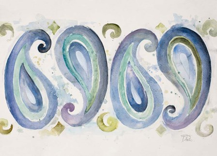 Paisley Design by Patricia Pinto art print