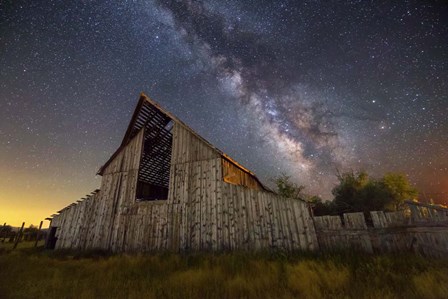 Stooky Barn by Royce Bair art print