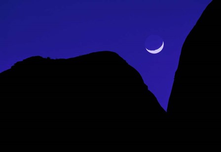 Crescent Moon Twilight by Royce Bair art print