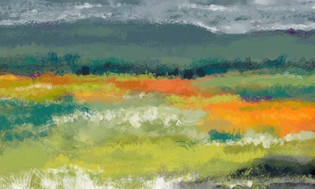 Cloudy Day In The Mountains by Tina Finn art print