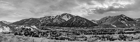 Mountains BW by Jeff Poe Photography art print