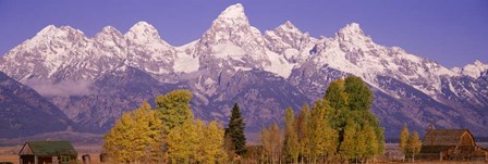 Snowcapped Teton Range, Wyoming by Panoramic Images art print