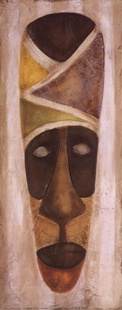 Tikar Mask by Carol Robinson art print