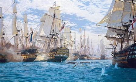 Battle of Trafalgar (Le) by Steven Dews art print