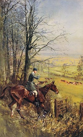 His Grace the Duke of Beaufort by Lionel Edwards art print