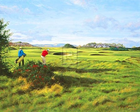 St Andrews 2Nd - &#39;Dyke&#39; by Robyn Munro art print