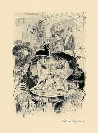 Five O&#39;clock Tea Rumpelmayer art print