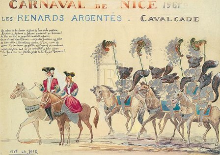 Carnaval De Nice, 1961 art print