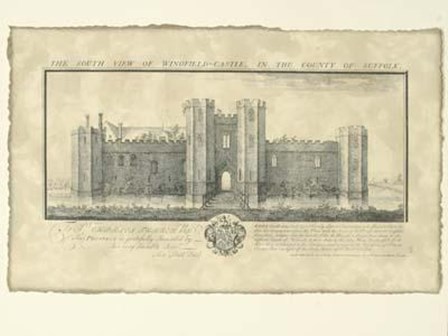 Vintage Wingfield Castle by Luke Buck art print