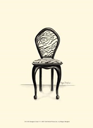 Designer Chair V by Megan Meagher art print