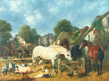 In The Paddock by J.F. Herring Snr.N75 art print