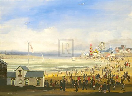 Beach Scene by Braaq Braaq art print