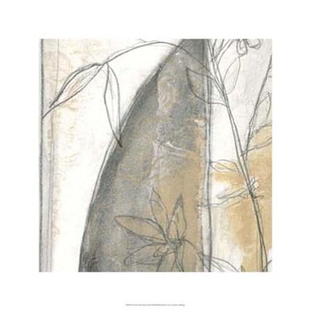 Neutral Garden Abstract III by Jennifer Goldberger art print