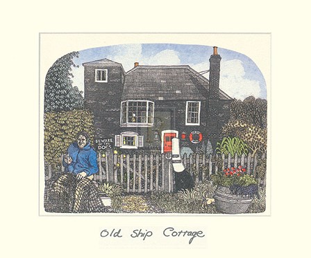 Old Ship Cottage by Chad Coleman art print