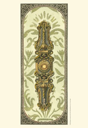 Elegant Escutcheon III by Vision Studio art print