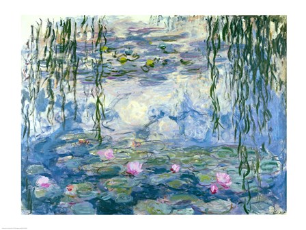 Waterlilies, 1916-19 by Claude Monet art print