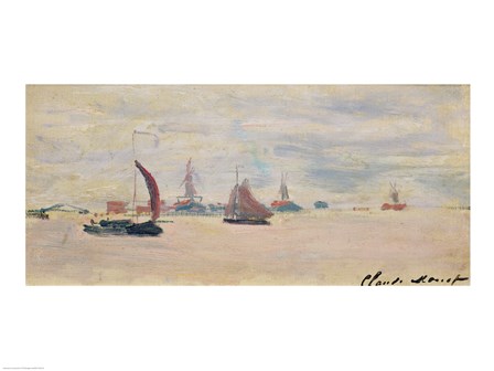 View of the Voorzaan, 1871 by Claude Monet art print
