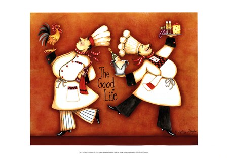 Chef&#39;s Good Life by Sydney Wright art print