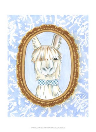 Teacher&#39;s Pet - Llama by Chariklia Zarris art print