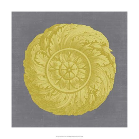 Gilded Rosette I by Vision Studio art print