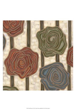 Mod Rosettes I by Karen Deans art print