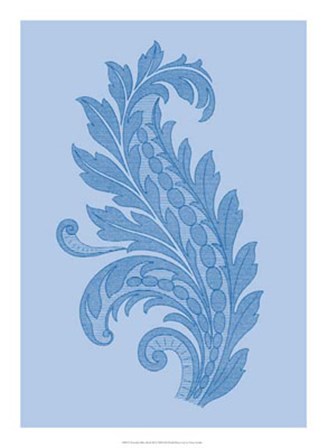 Porcelain Blue Motif III by Vision Studio art print