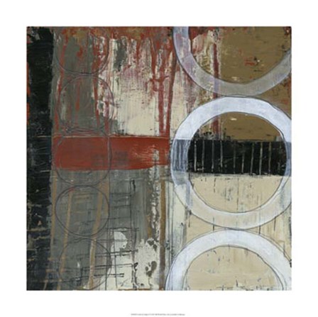 Circles &amp; Stripes I by Jennifer Goldberger art print