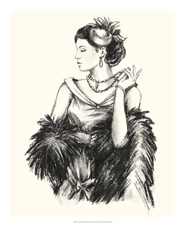 Vintage Fashion II by Ethan Harper art print