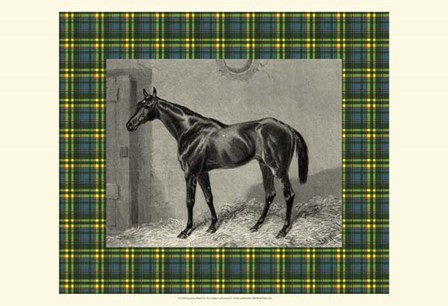 Equestrian Plaid II by Etienne Hacker art print