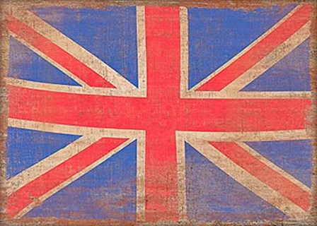 Union Jack, Vintage by Sasha Blake art print