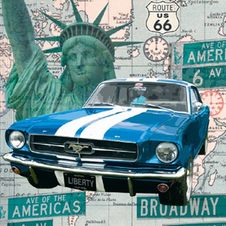 Cruising USA II by Linda Wood art print