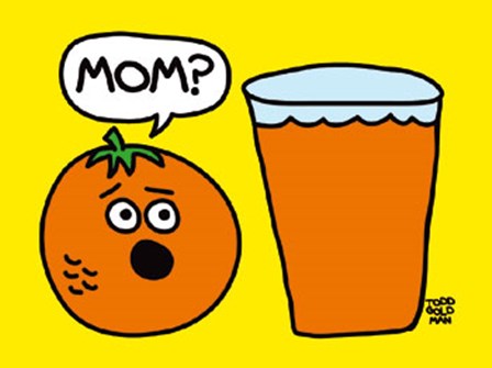 Mom OJ by Todd Goldman art print