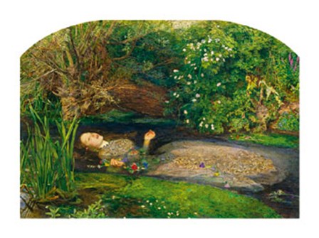 Ophelia, 1851-52 by Sir John Everett Millais art print