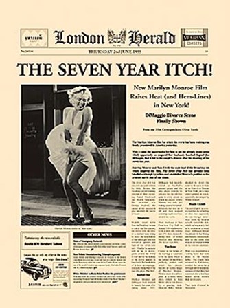 The Seven Year Itch by The Vintage Collection art print