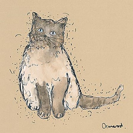 Kitty Tales IV by Clare Ormerod art print