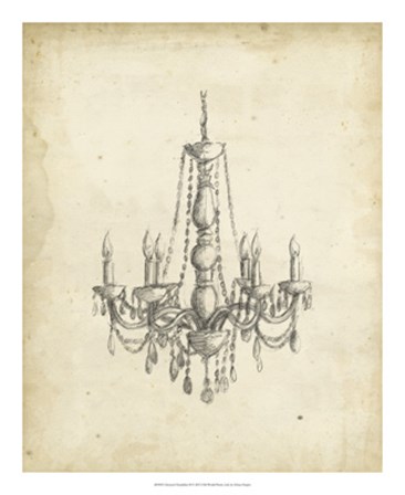 Classical Chandelier II by Ethan Harper art print