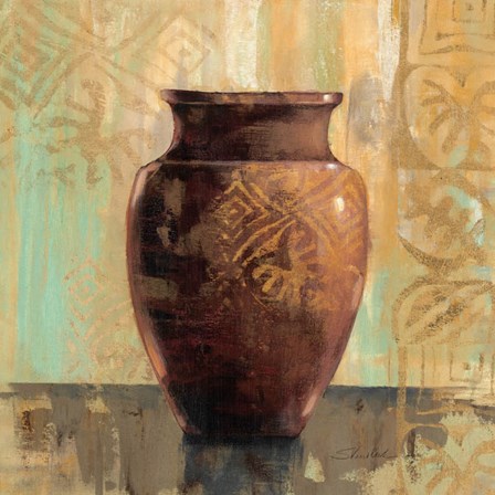 Glazed Pot II Decorative Accents by Silvia Vassileva art print