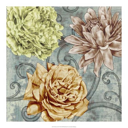 Flower Fetti II by Jennifer Goldberger art print