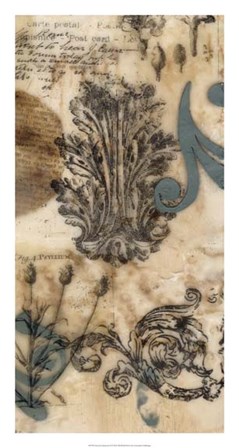 Encaustic Ephemera II by Jennifer Goldberger art print