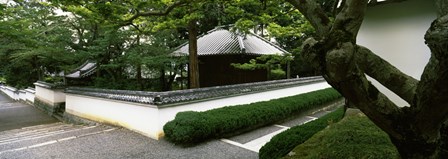 Trees near a temple, Nanzenji Temple, Kyoto, Kyoto Prefecture, Kinki Region, Honshu, Japan by Panoramic Images art print