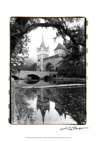 Castle Reflections, Vajdahunyad by Laura Denardo art print