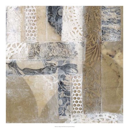 Lace Collage I by Jennifer Goldberger art print