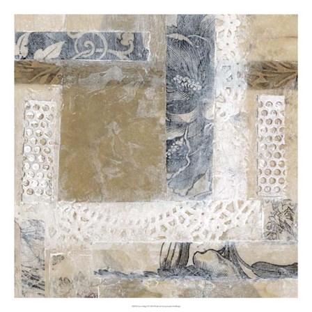 Lace Collage II by Jennifer Goldberger art print