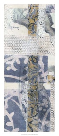 Chambray &amp; Lace I by Jennifer Goldberger art print